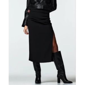 ZARA Slit Midi Skirt XS